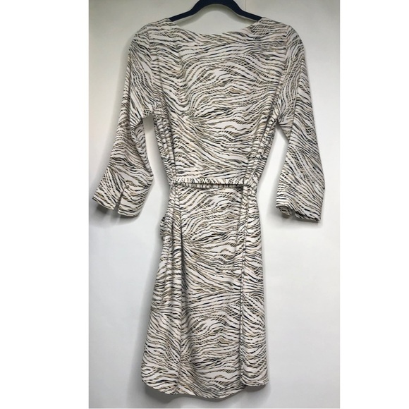 NWT H&M Animal Print 3/4 Sleeve Sheath Dress Sz Sm - Picture 3 of 11